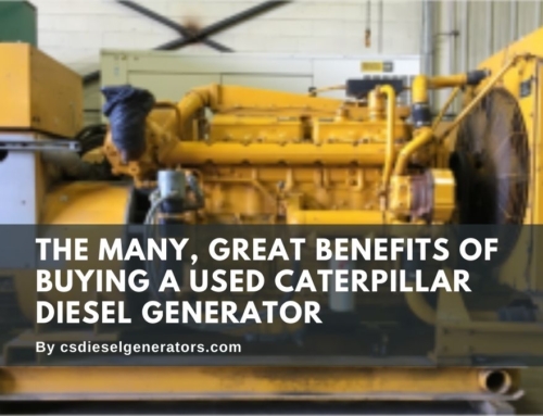 The Many, Great Benefits of Buying a Used Caterpillar Diesel Generator