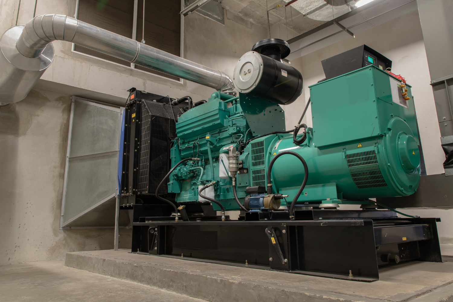 Generator room ventilation 